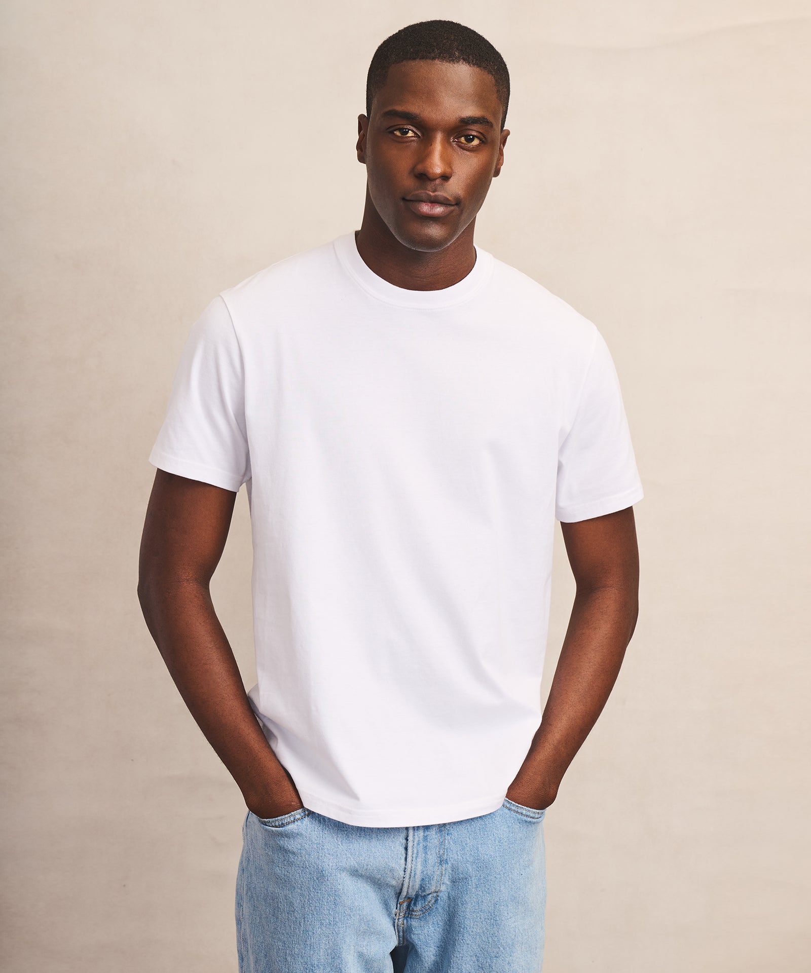 2-Pack Lightweight Brushed Cotton Tee & Heavyweight Cotton Tee